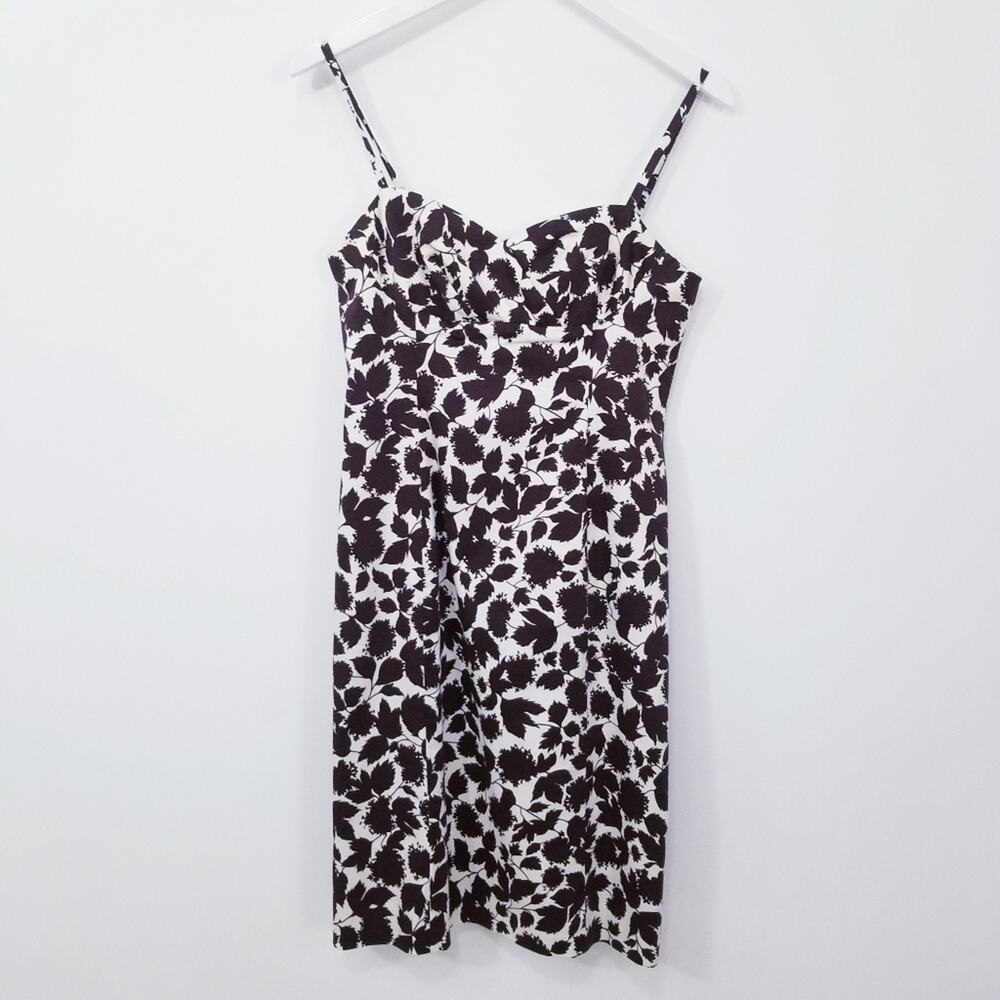 Donna Ricco New York Leaf Print Sheath Dress